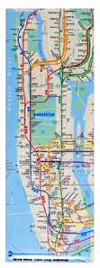 Subway Map - Long Magnet