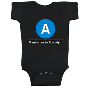 A (Manhattan to Brooklyn) Infant Bodysuit