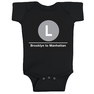L (Brooklyn to Manhattan) Infant Bodysuit