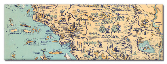 Golden State (Los Angeles) Long Magnet