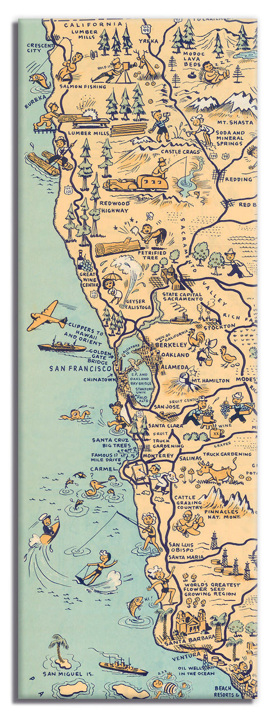 Golden State (San Francisco) Long Magnet