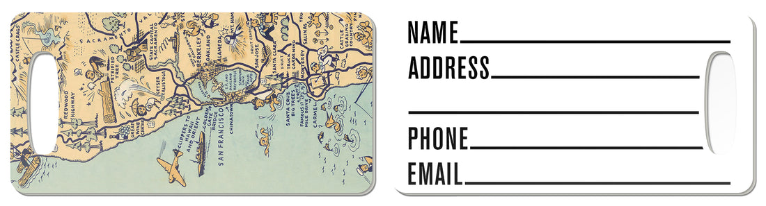 Golden State (San Francisco) Luggage Tag