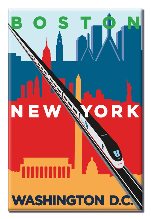 Acela (Boston-NY-DC) Magnet