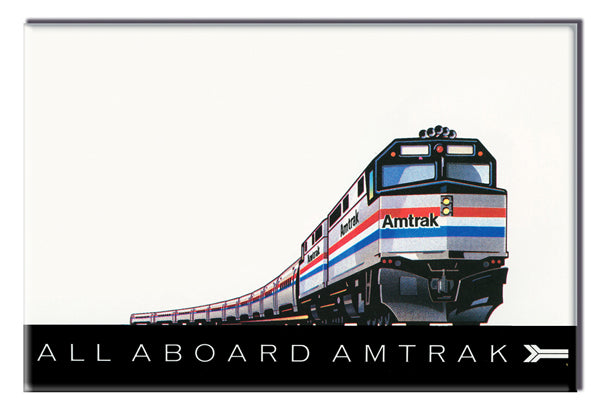 All Aboard Amtrak Magnet