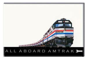 All Aboard Amtrak Magnet