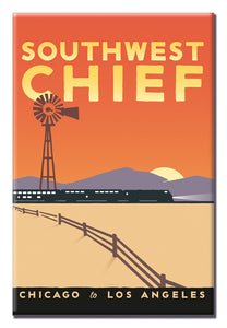Southwest Chief (Chicago to LA) Magnet