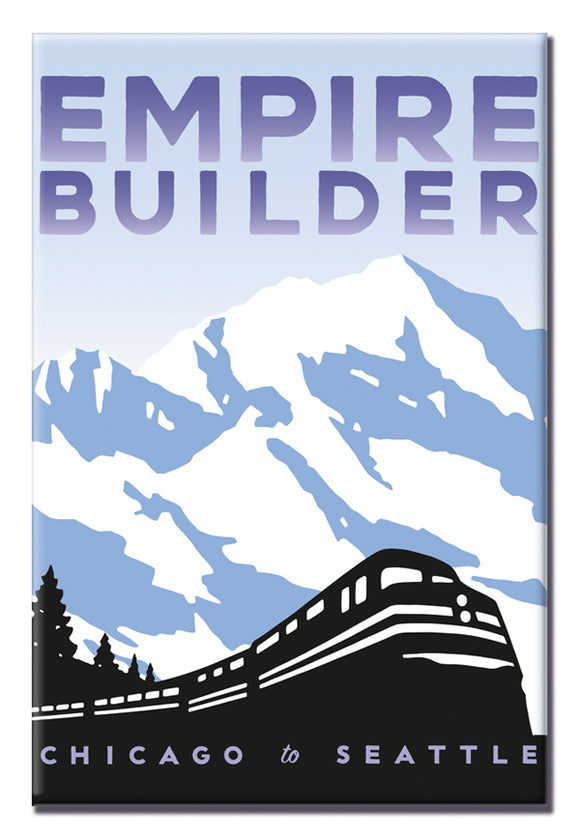 Empire Builder (Chicago to Seattle) Magnet