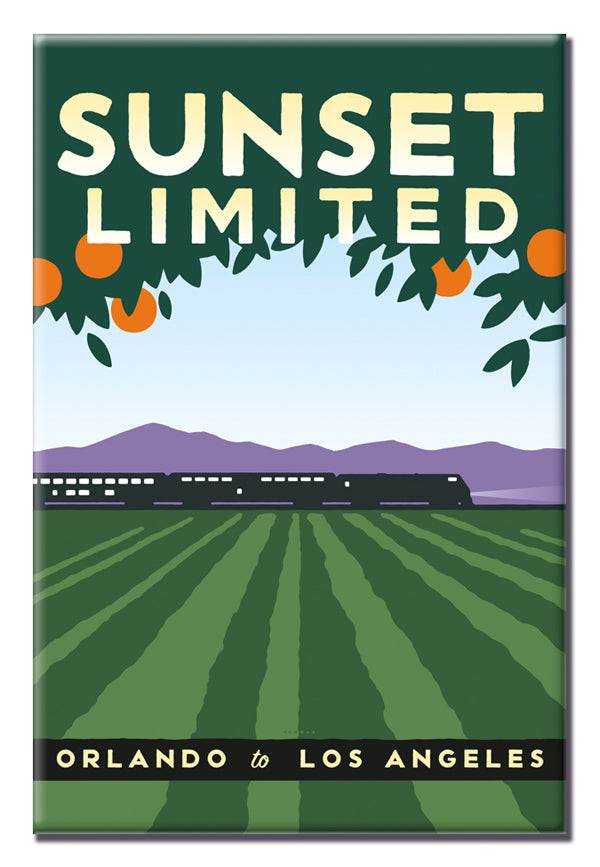 Sunset Limited (Orlando to LA) Magnet