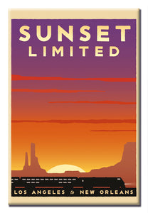 Sunset Limited (LA to New Orleans) Magnet