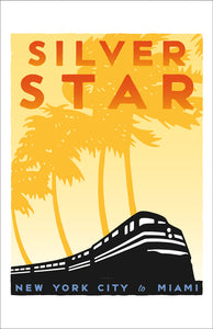 Silver Star (NYC to Miami) Print