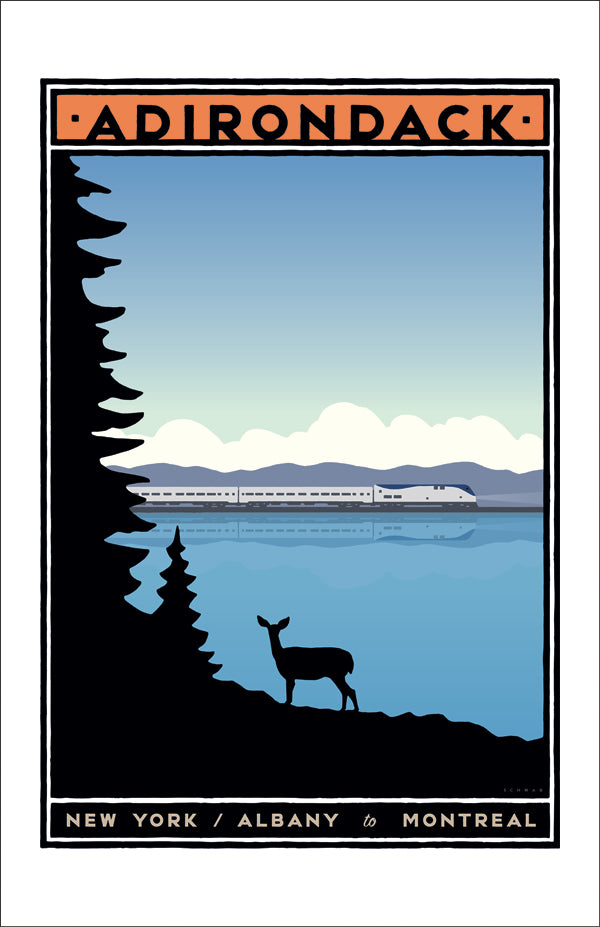 Adirondack (NYC to Albany) Print