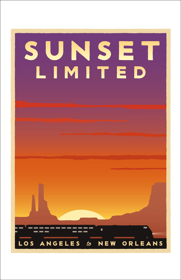 Sunset Limited (LA to New Orleans) Print