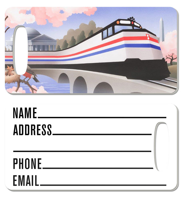 Cherry Blossoms (Washington, DC) Luggage Tag