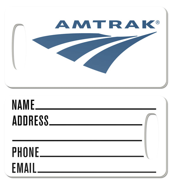 Amtrak Logo Luggage Tag