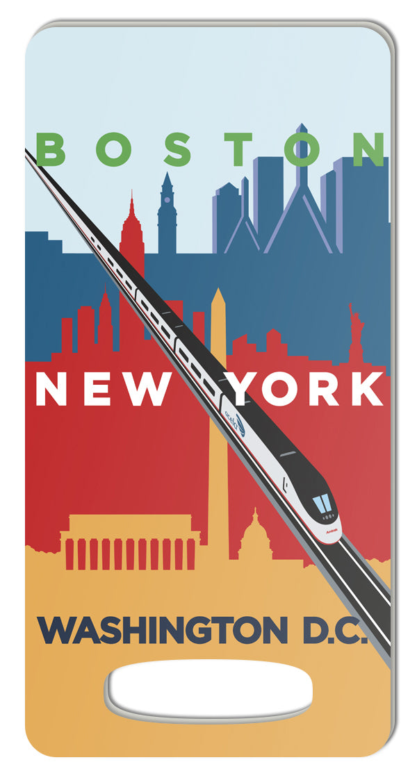 Acela (Boston-NY-DC) Luggage Tag