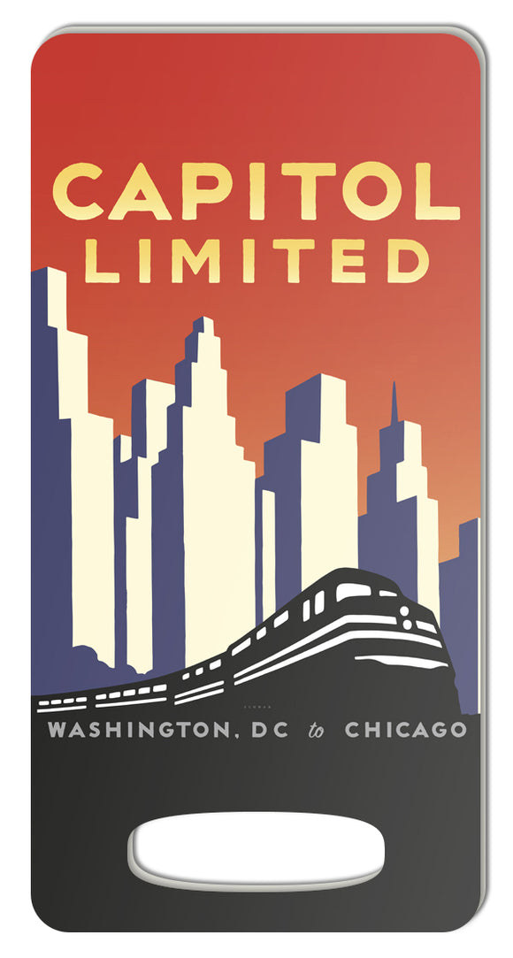 Capitol Limited (DC to Chicago) Luggage Tag