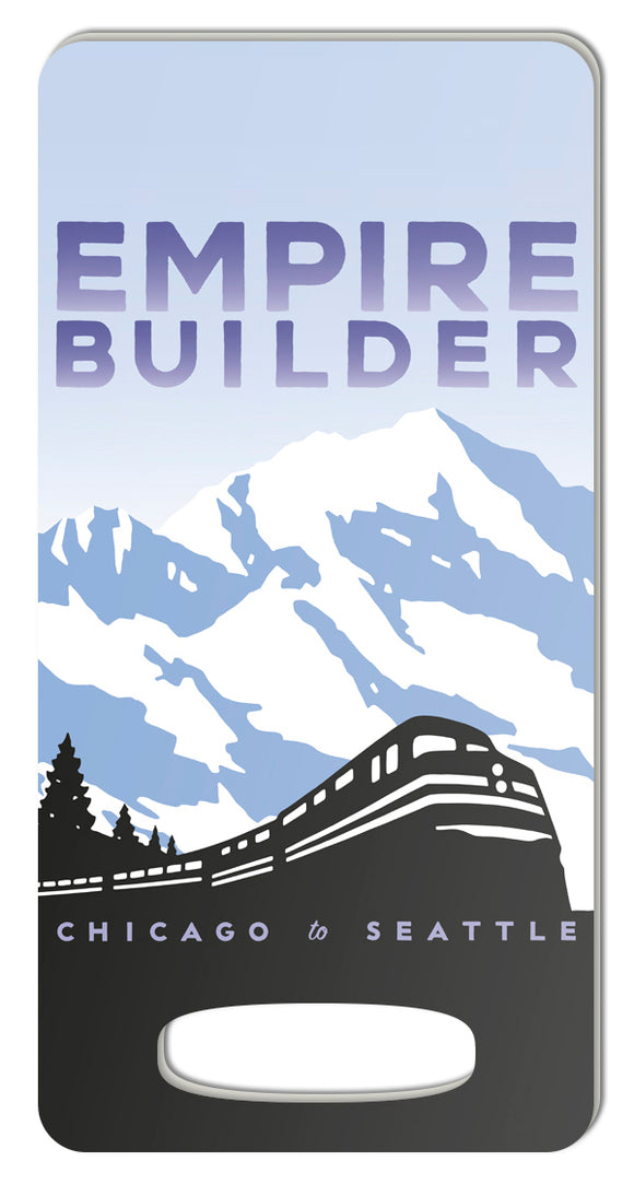 Empire Builder (Chicago to Seattle) Luggage Tag