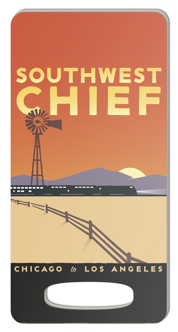 Southwest Chief (Chicago to LA) Luggage Tag