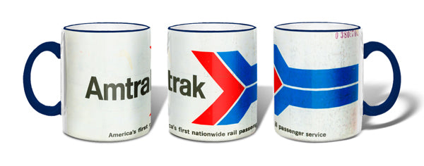 Retro Amtrak TicketMug