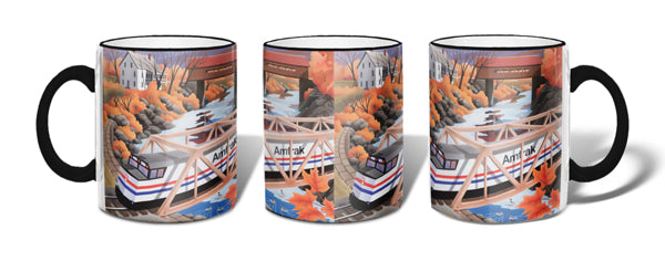 Amtrak Covered Bridge Mug