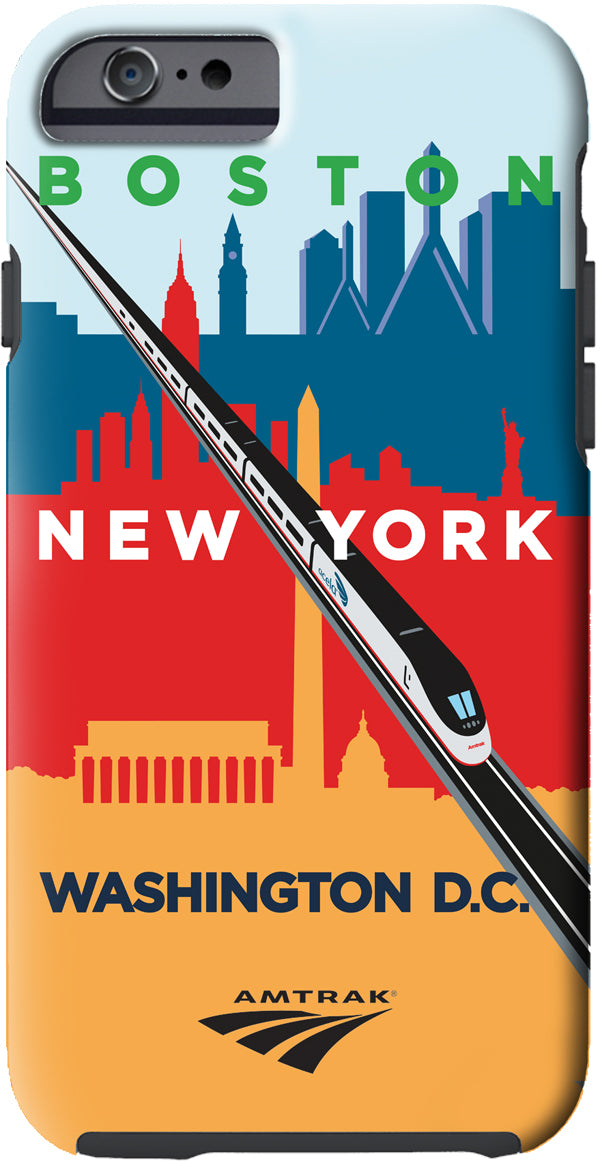 Acela (Boston-New York-DC) iPhone Case