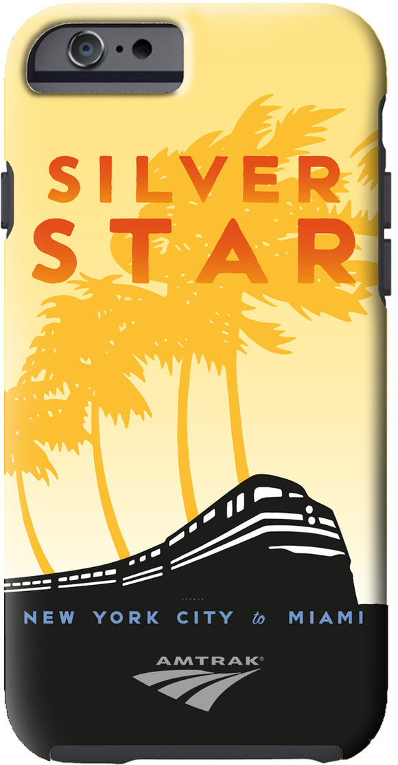 Silver Star (NYC to Miami) iPhone Case