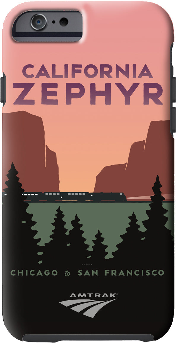 California Zephyr (Chicago to SF) iPhone Case