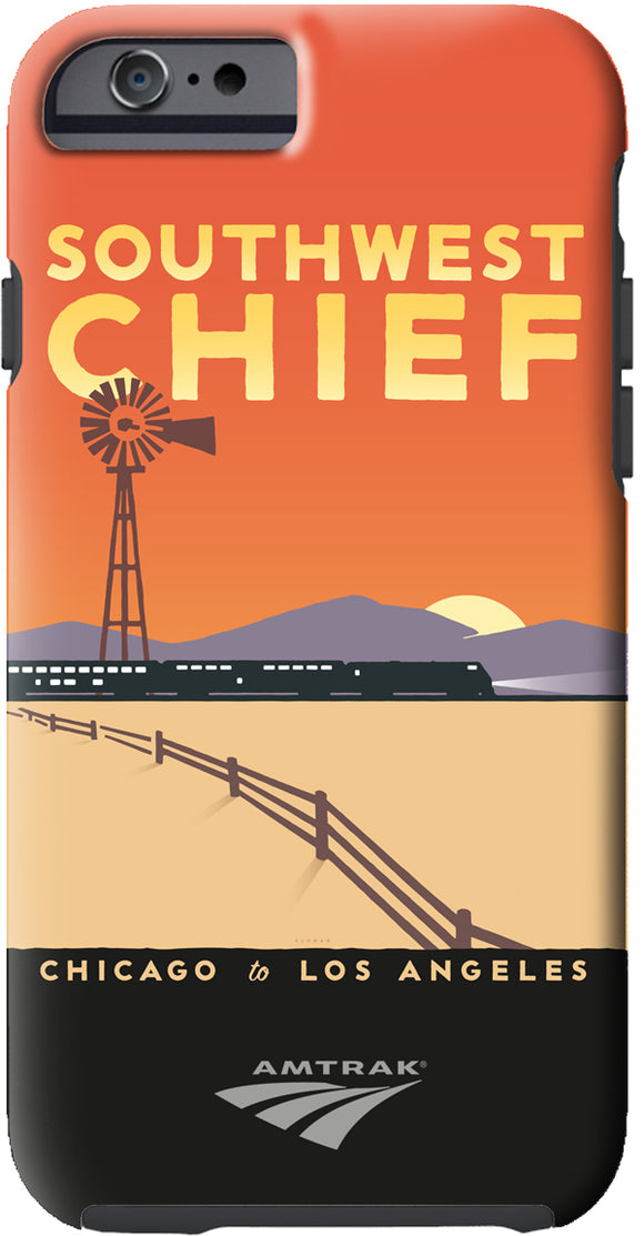 Southwest Chief (Chicago to LA) iPhone Case