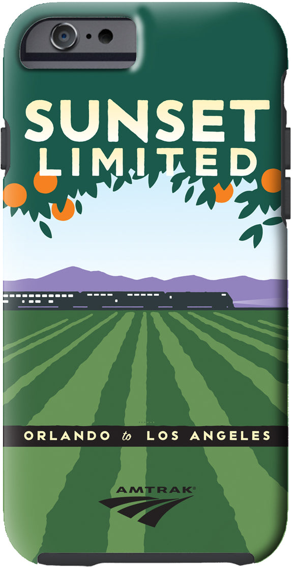 Sunset Limited (Orlando to Los Angeles) iPhone Case