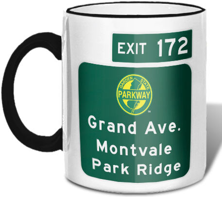 Grand Ave / Montvale / Park Ridge (Exit 172) Mug