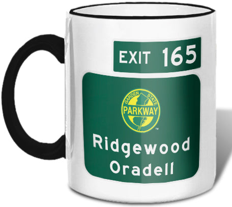 Oradell / Ridgewood (Exit 165) Mug