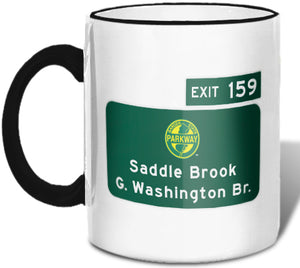Saddle Brook / GWB (Exit 159) Mug