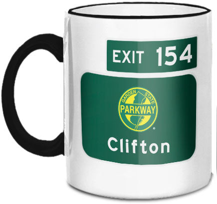 Clifton (Exit 156) Mug