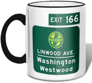 Linwood Ave / Washington / Westwood )Exit 166) Mug