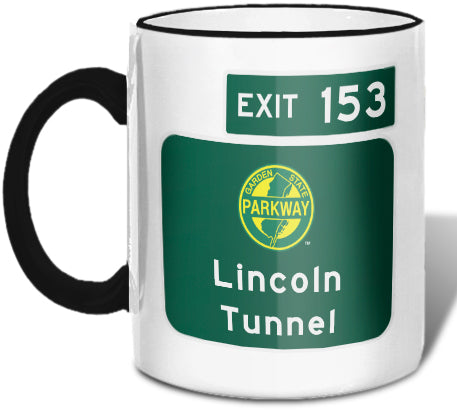 Lincoln Tunnel (Exit 153) Mug
