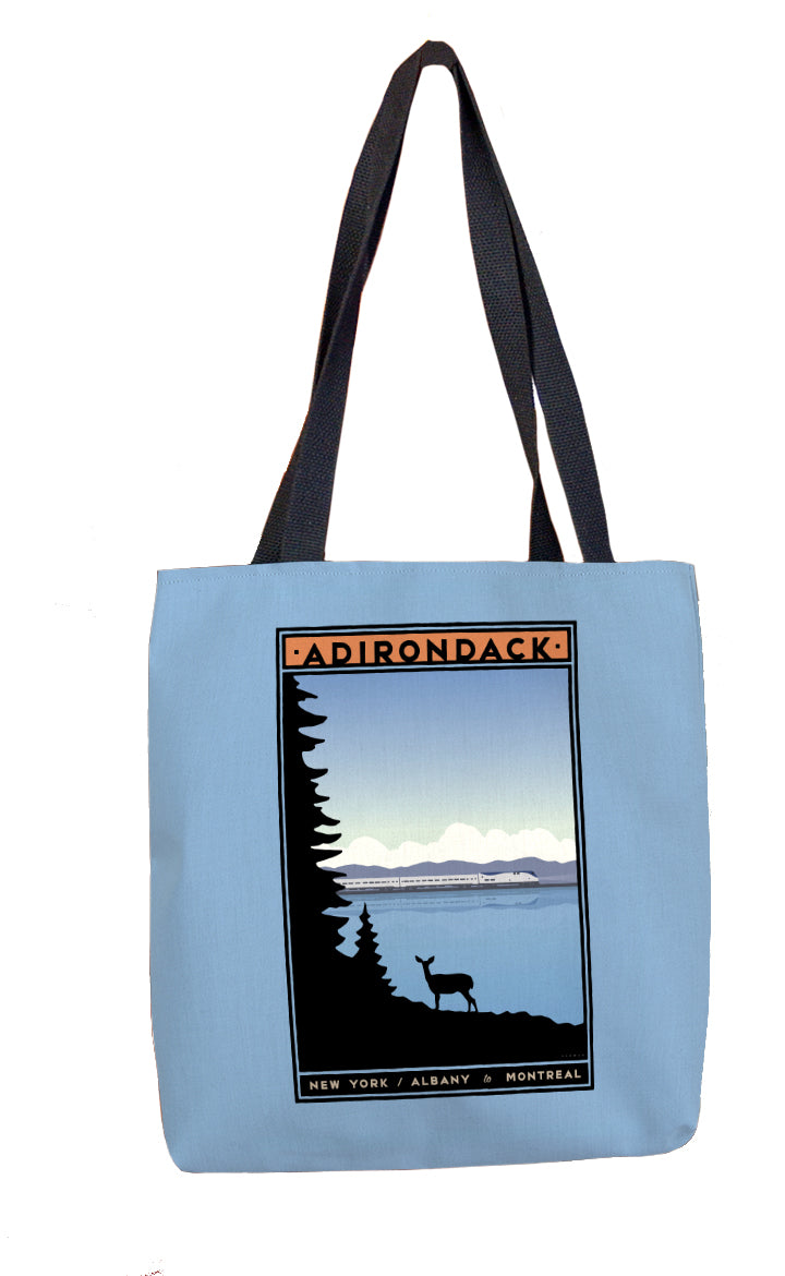 Adirondack (NYC to Albany) Tote Bag