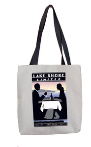 Lake Shore Limited (Chicago NY Boston) Tote Bag