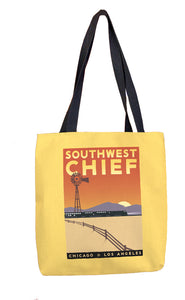 Southwest Chief (Chicago to LA) Tote Bag
