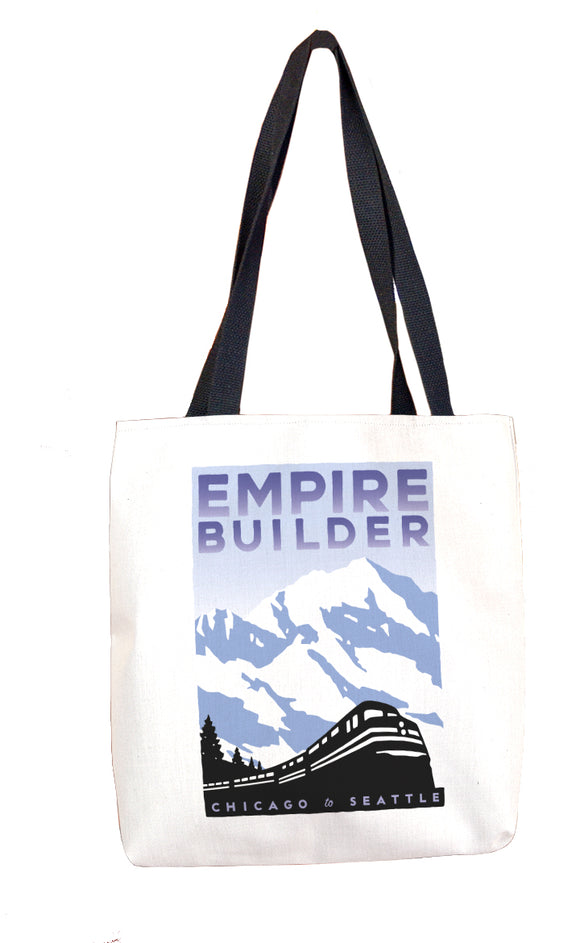 Empire Builder (Chicago to Seattle) Tote Bag