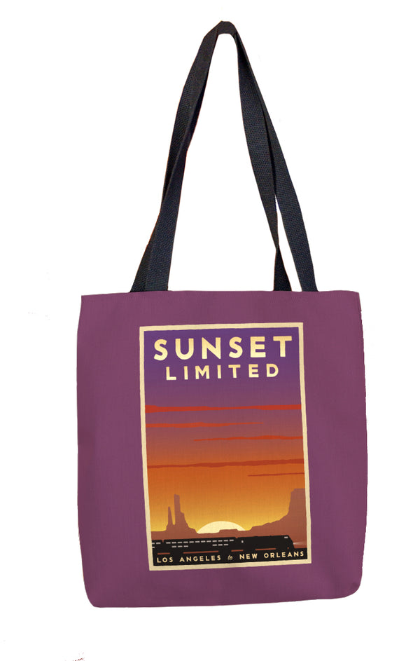 Sunset Limited (LA to New Orleans) Tote Bag