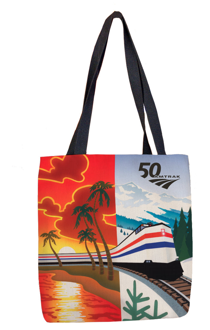 Sunset/Snow Tote Bag