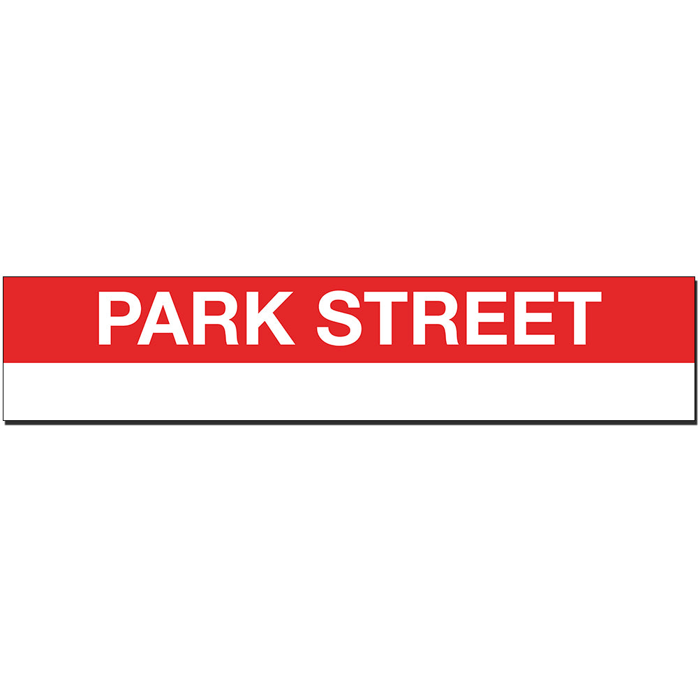 Park Street (Red Line) Sign