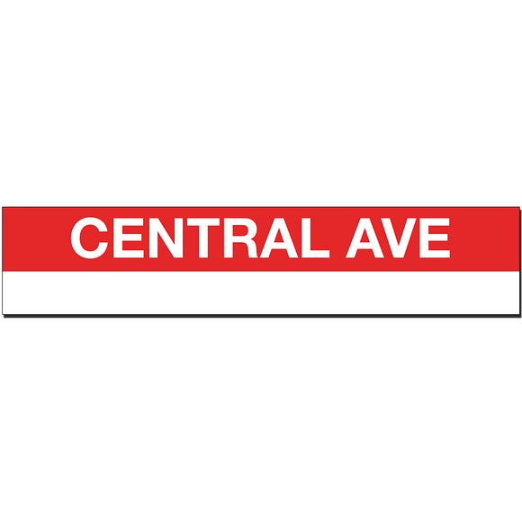 Central Ave Sign