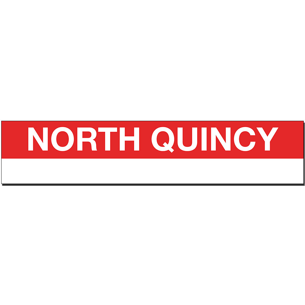 North Quincy Sign