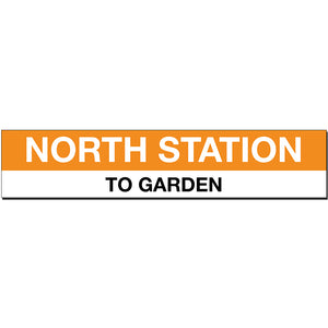 North Station Sign