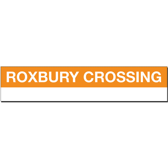 Roxbury Crossing Sign