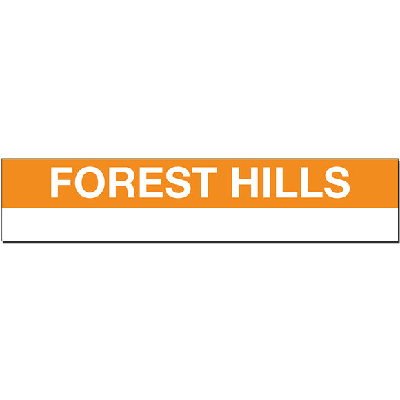 Forest Hills Sign
