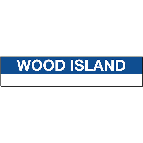Wood Island Sign