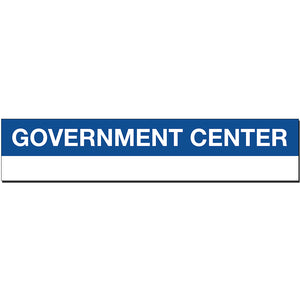 Government Center Sign