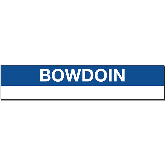 Bowdoin Sign